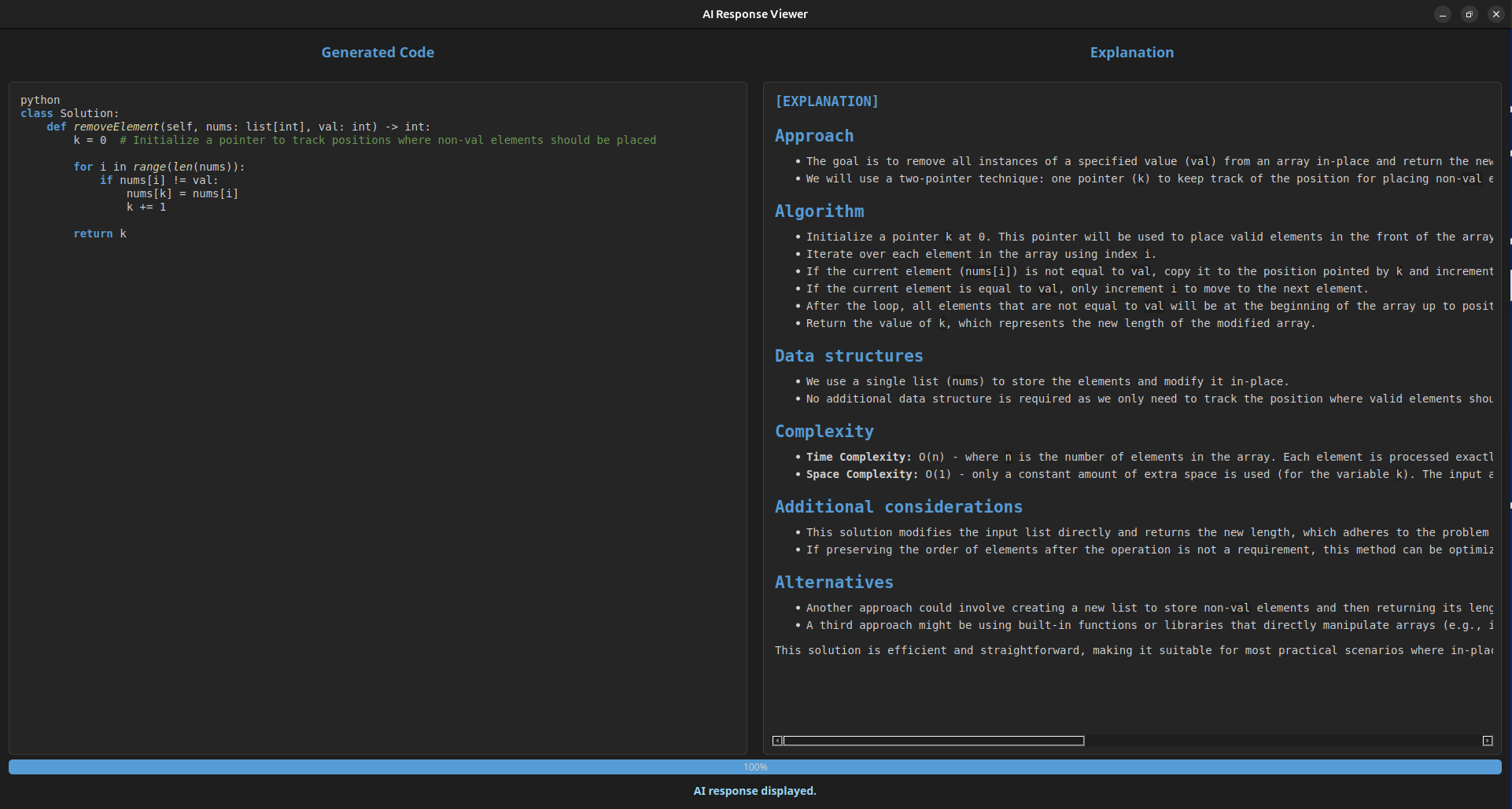 AI-Powered Algorithmic Problem Solver